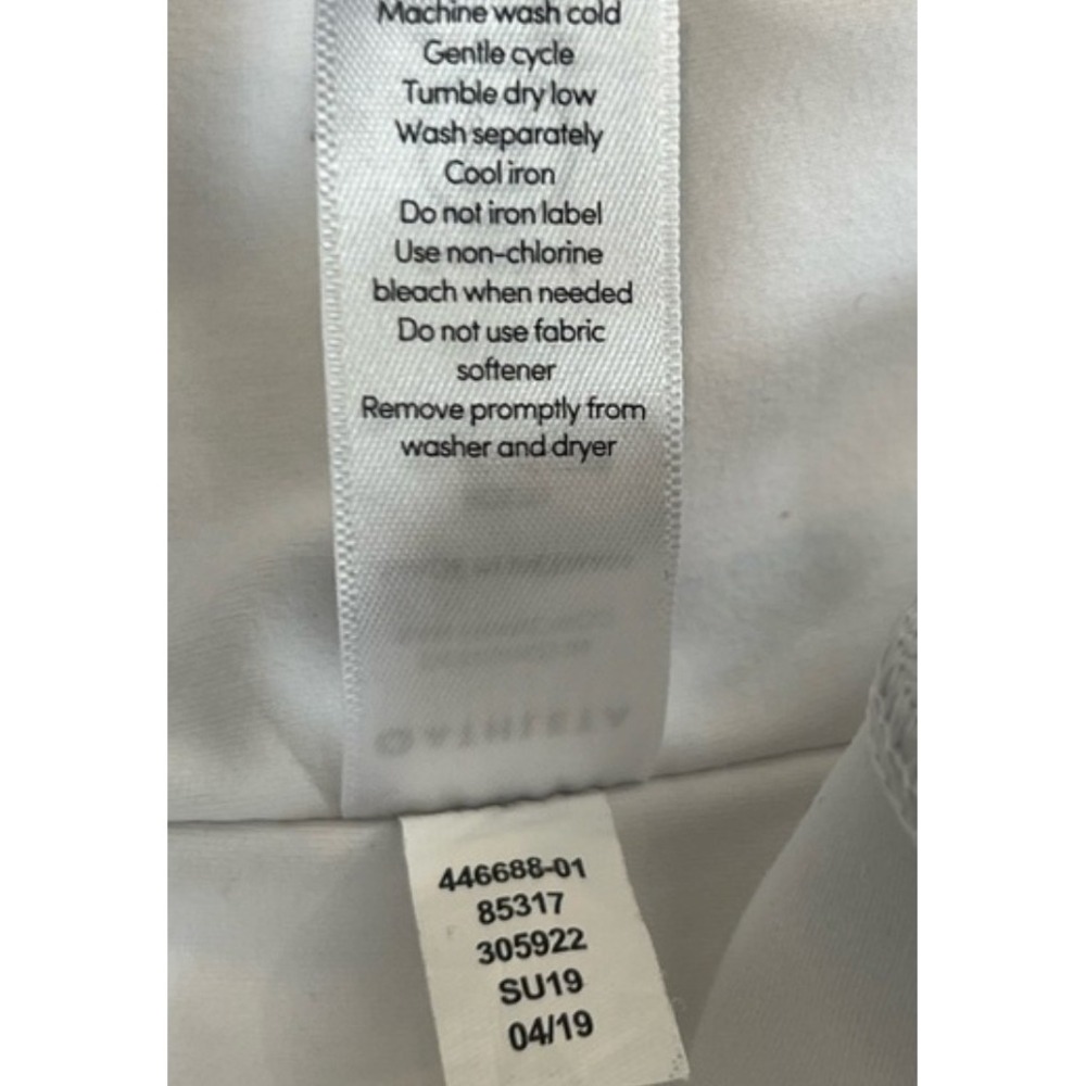 Athleta Elation Mineral 7/8 Leggings White Lime‎ Green - Picture 4 of 5